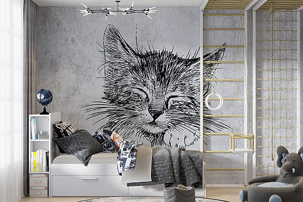 Dibujo de un gato Dibujo de un gato