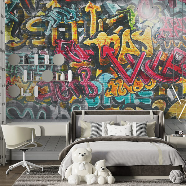 Pared con graffiti Pared con graffiti