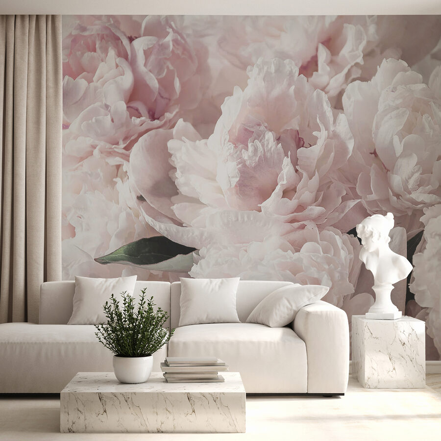 Grupo de flores rosas