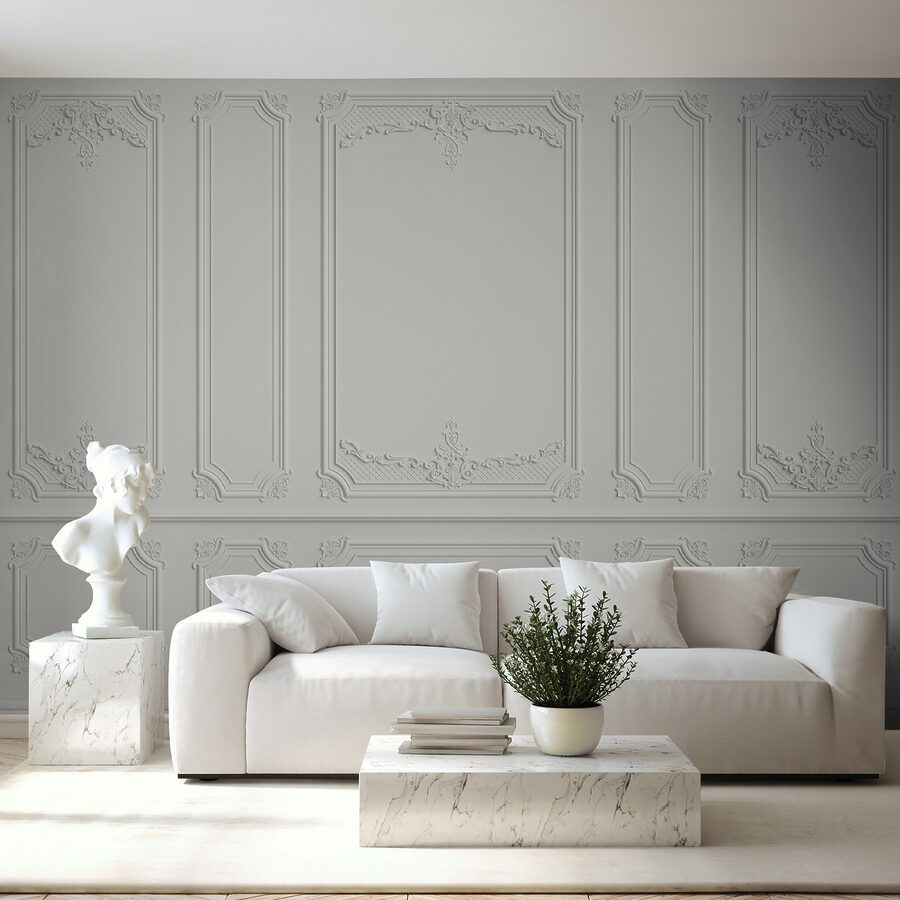 Pared con paredes blancas
