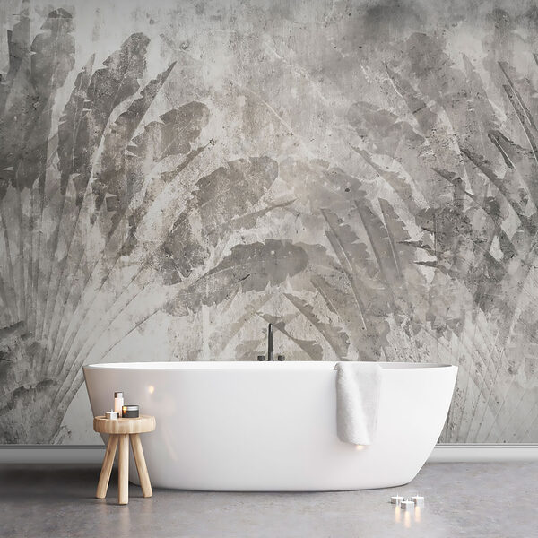 Fondo gris y blanco con hojas Fondo gris y blanco con hojas