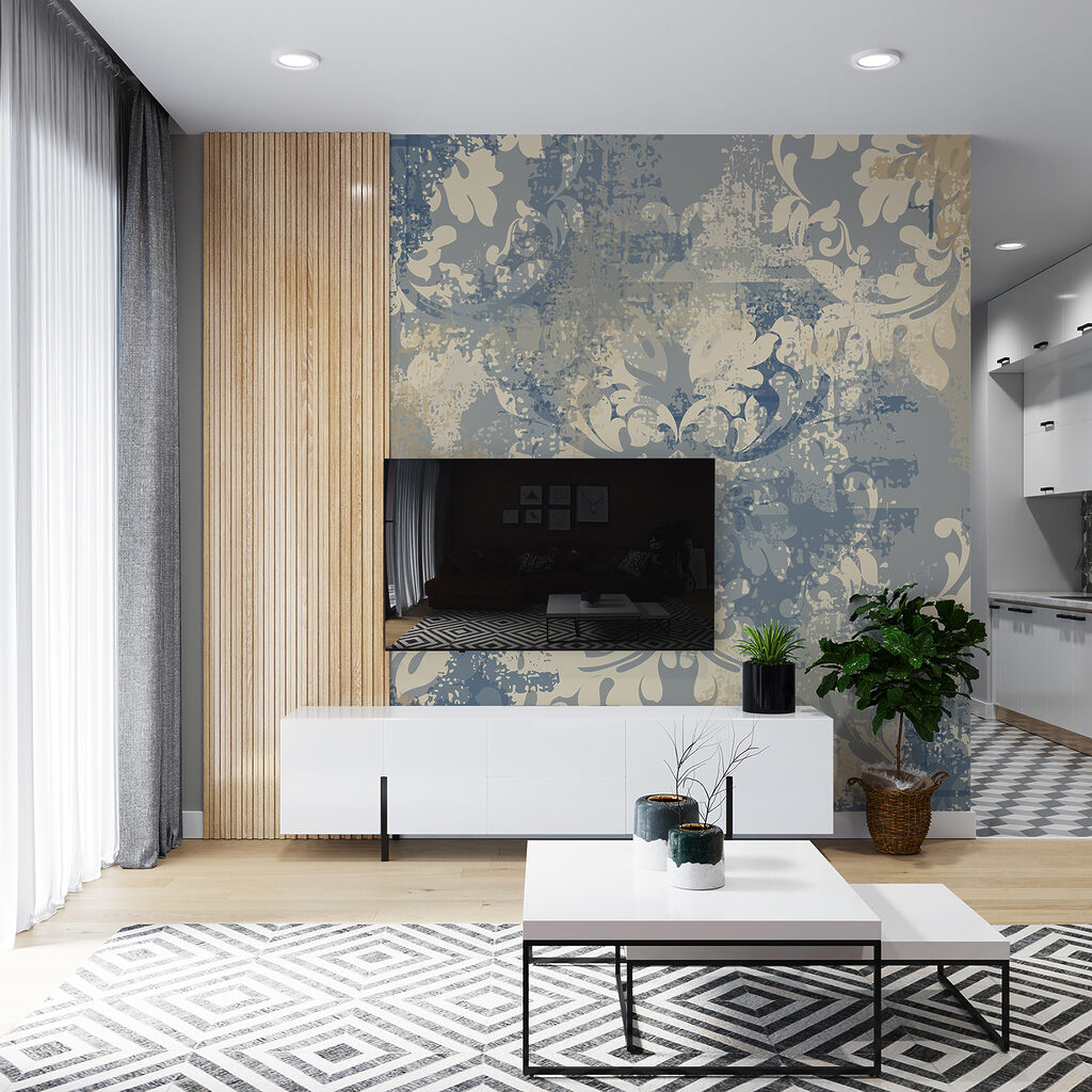 Elegant vintage floral pattern design