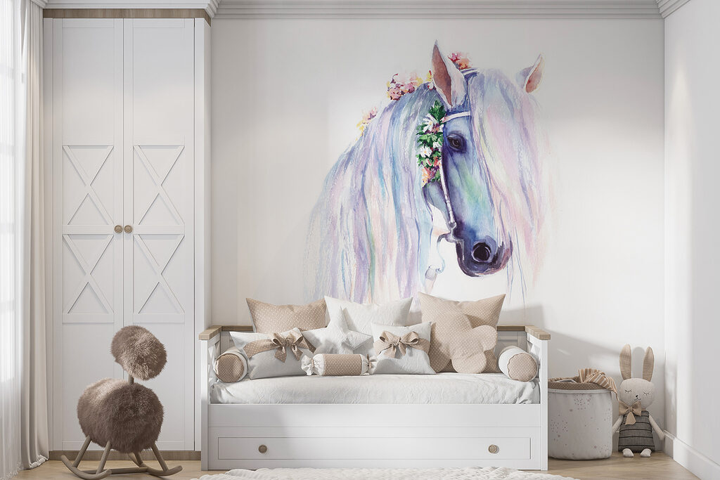 Acuarela de un caballo con flores en la cabeza u93591pir11mr 1024x683 - Acuarela de un caballo con flores en la cabeza
