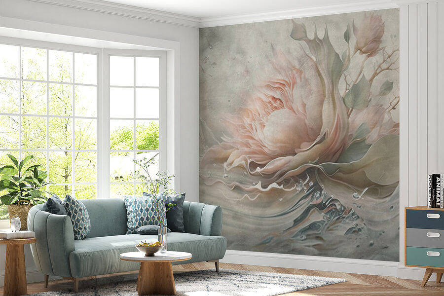Pintura de una flor