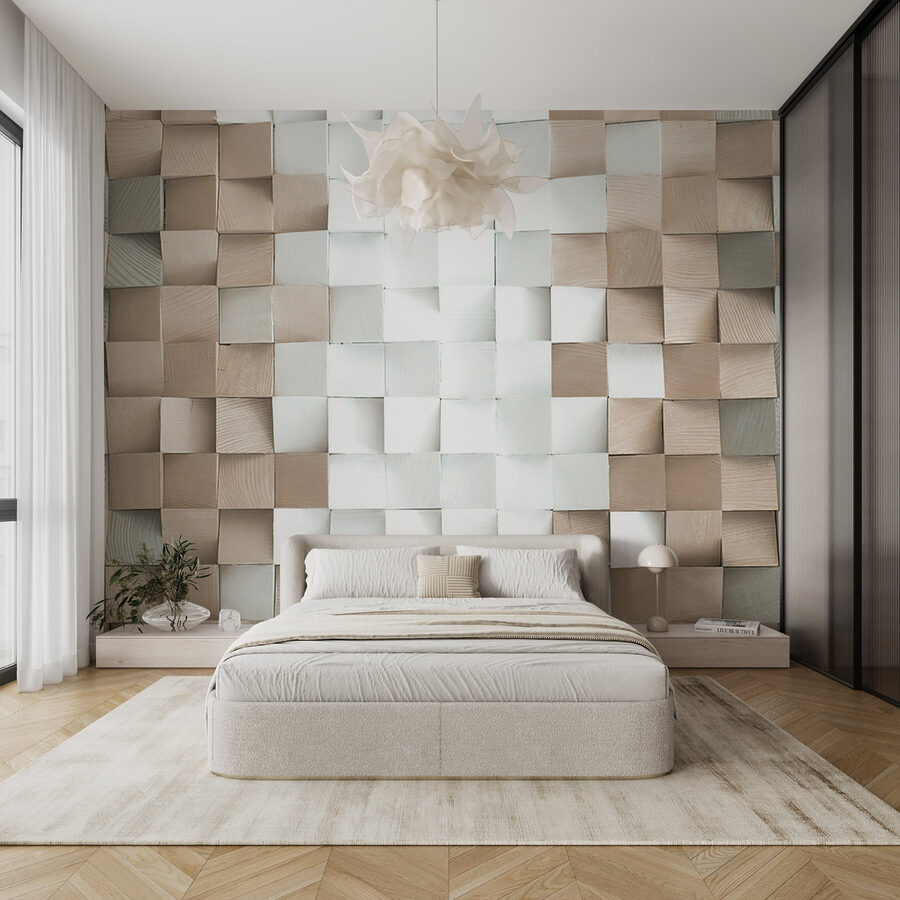 Pared de cuadrados