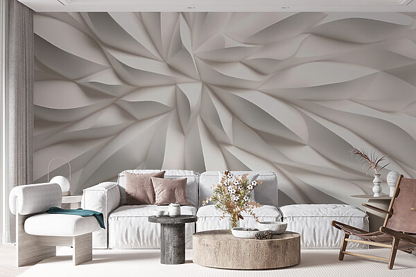 Superficie de textura blanca con líneas onduladas Superficie de textura blanca con líneas onduladas