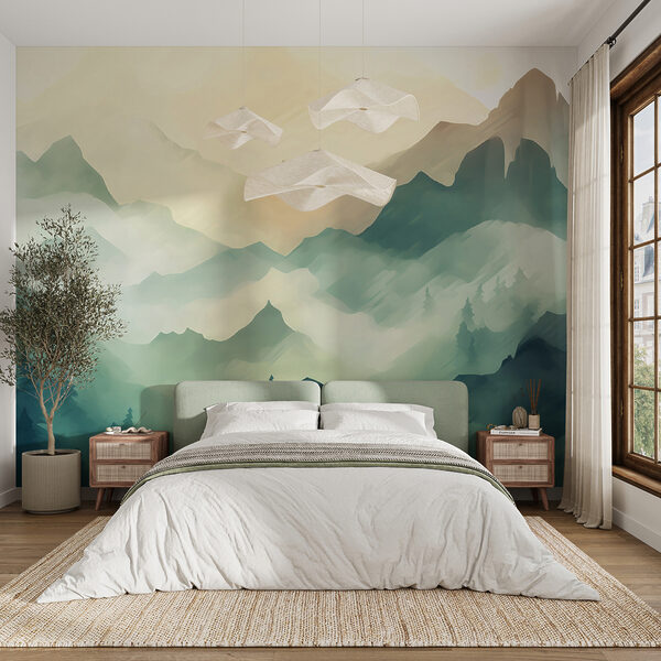 Pintura de una cordillera Pintura de una cordillera