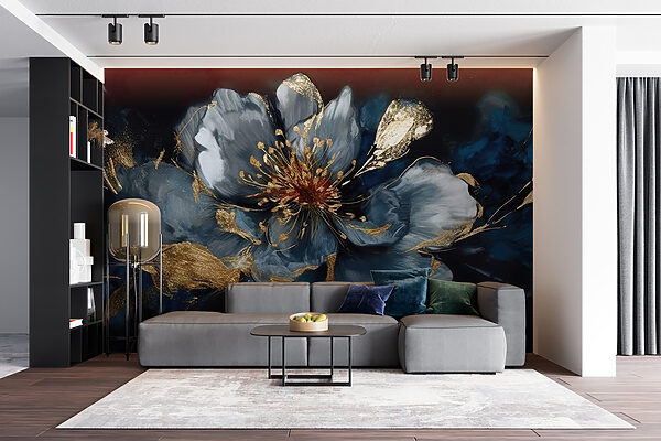 Painting of a flower Painting of a flower