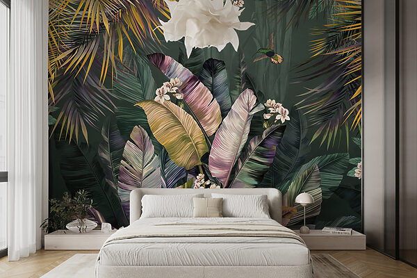 Pintura de una planta tropical Pintura de una planta tropical