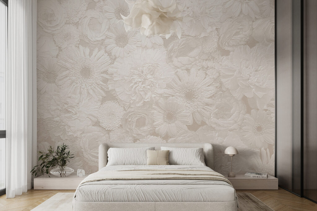 White flower pattern