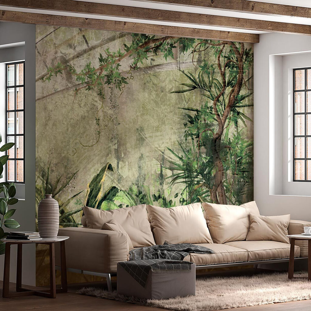 Painting of plants and plants