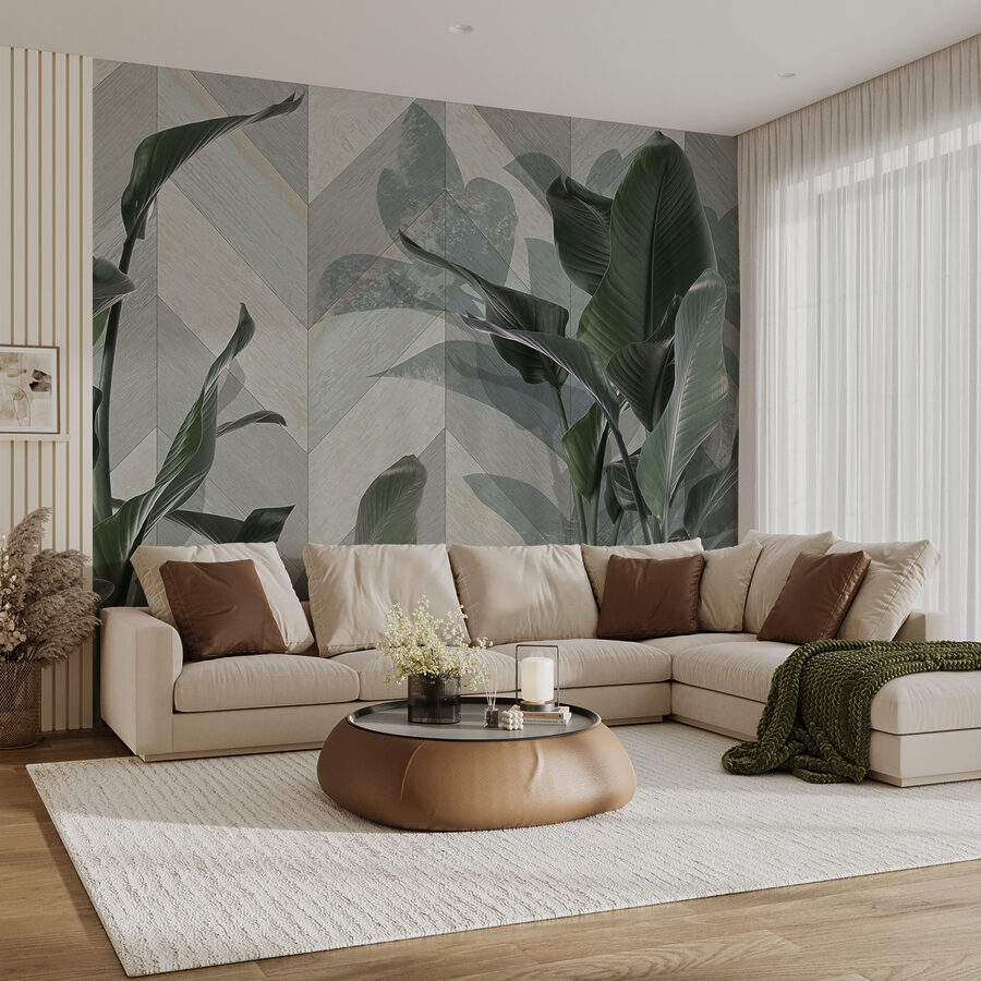 Planta con hojas
