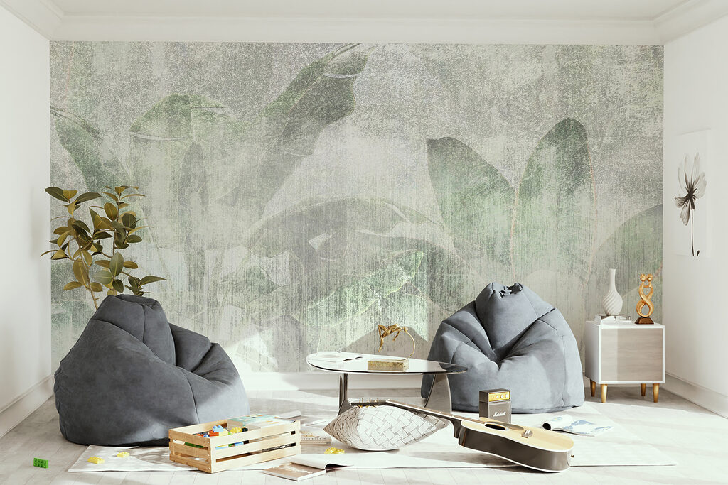 Soft leaves in muted tones Soft leaves in muted tones