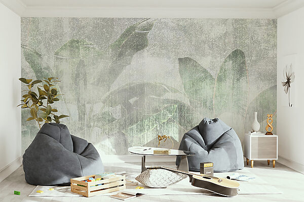 Soft leaves in muted tones Soft leaves in muted tones