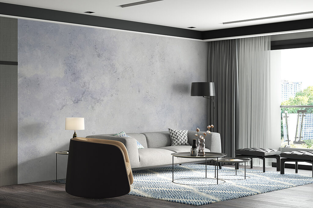 White and blue background