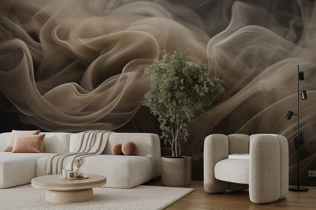 Flowing wisps of soft, muted hues Flowing wisps of soft, muted hues