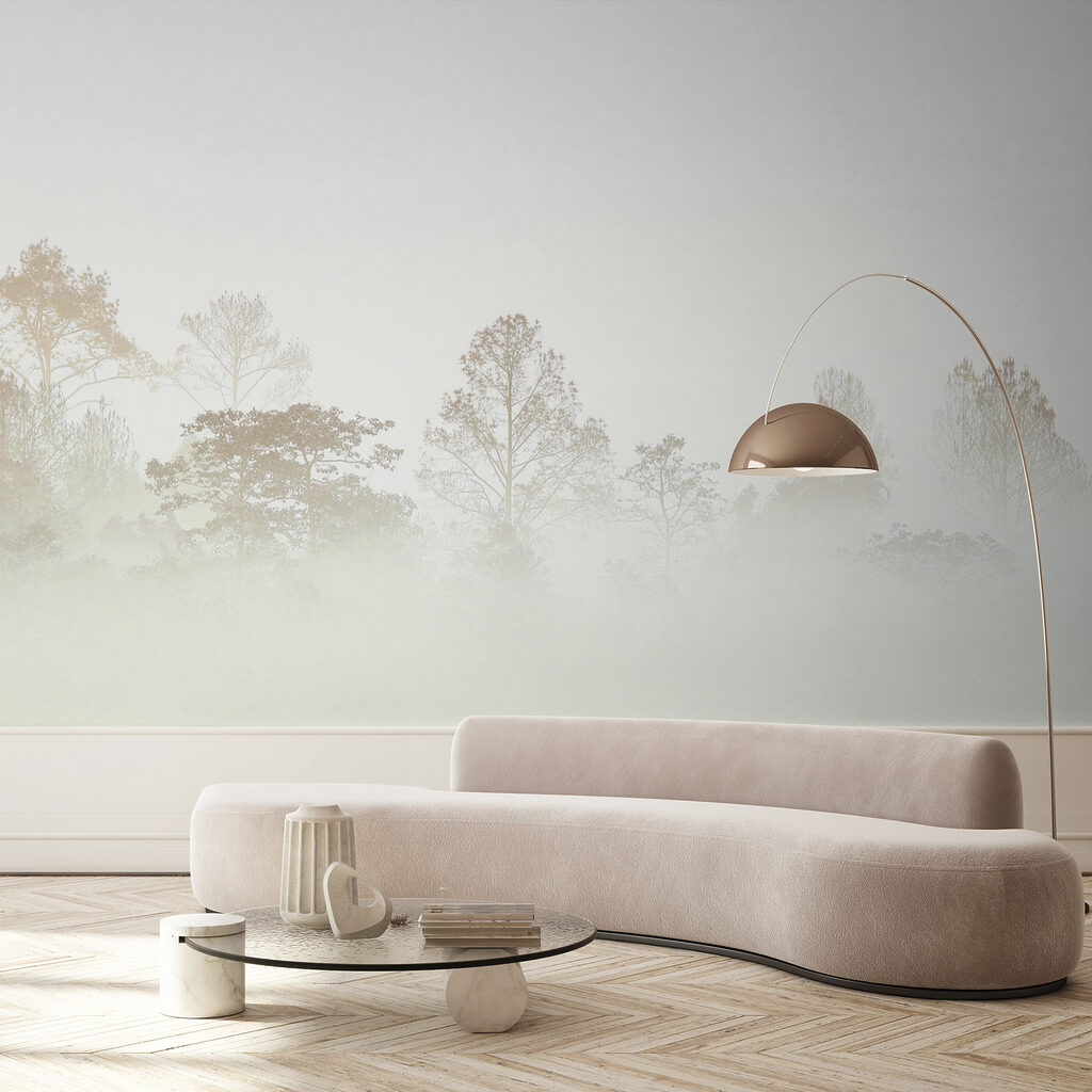 Trees in the fog