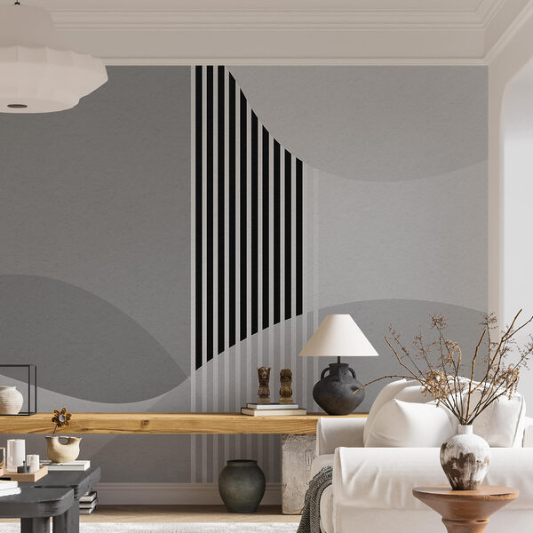 Fondo gris y blanco con líneas y círculos negros Fondo gris y blanco con líneas y círculos negros