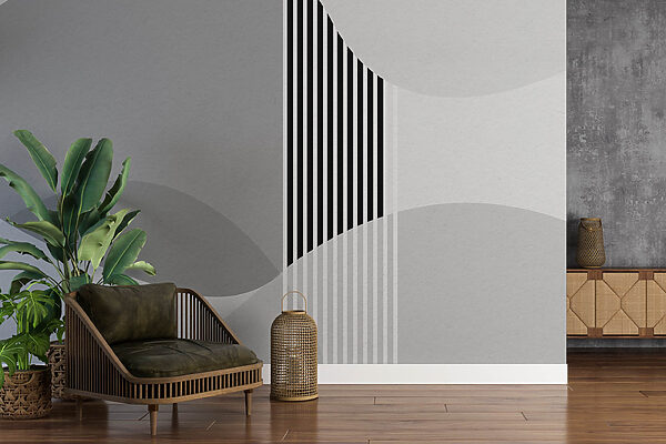 Fondo gris y blanco con líneas y círculos negros Fondo gris y blanco con líneas y círculos negros