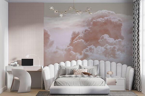 Unas nubes rosas en el cielo Unas nubes rosas en el cielo