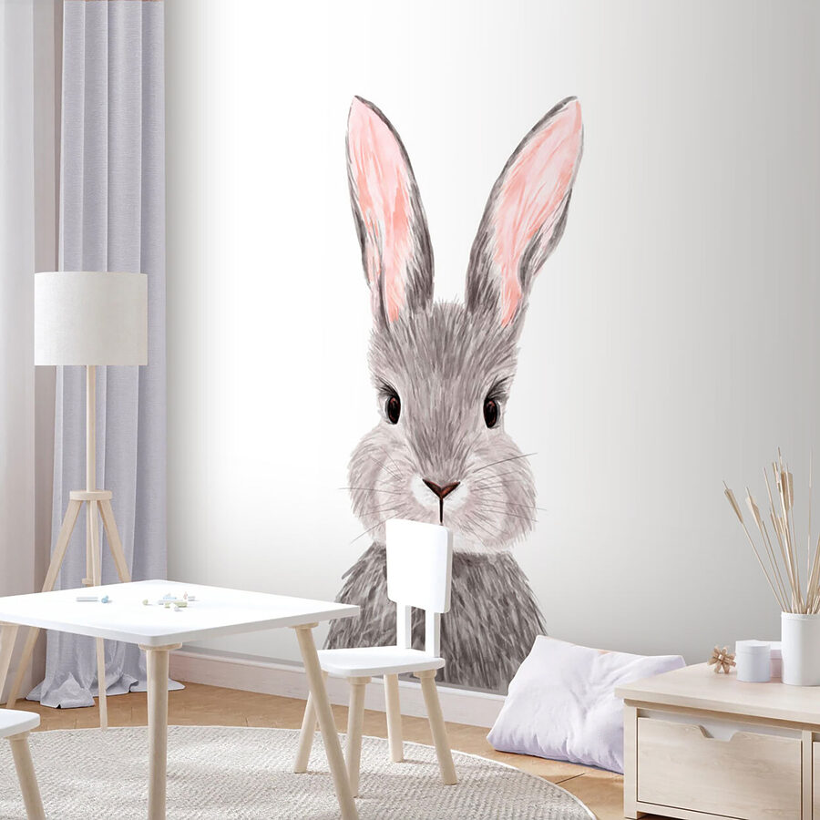 Adorable conejo de suave pelaje.