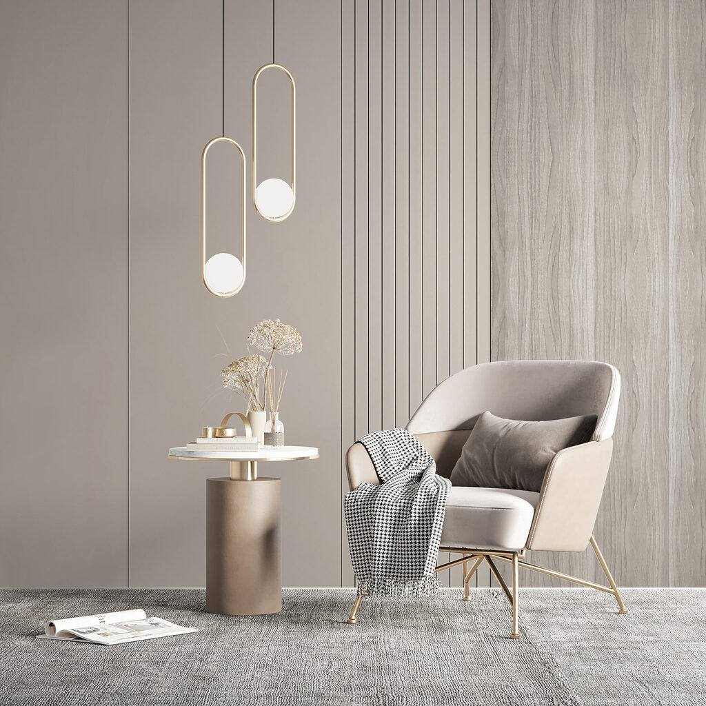 Textured surfaces in neutral tones