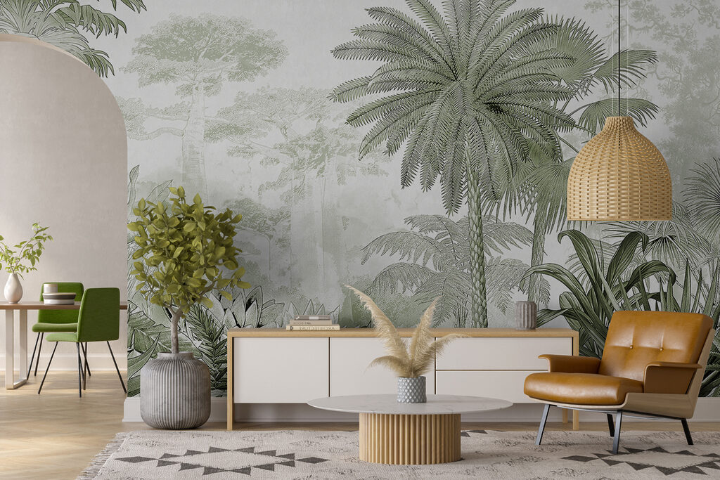 A group of trees and plants A group of trees and plants