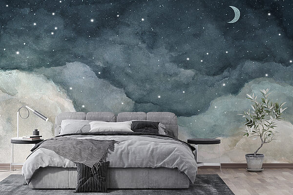 Nubes y estrellas en el cielo Nubes y estrellas en el cielo