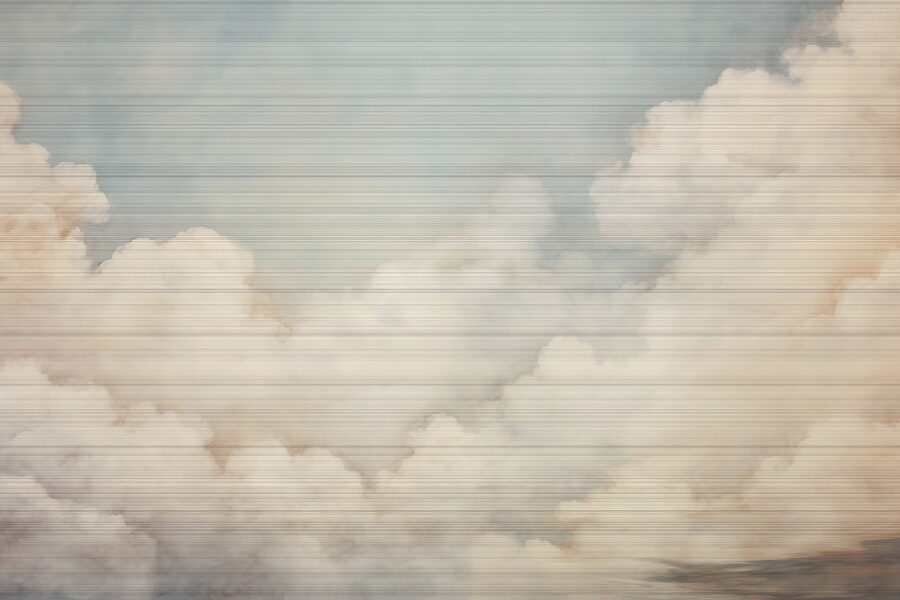 Nubes blancas en el cielo