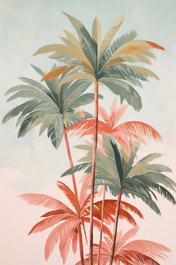 Group of palm trees