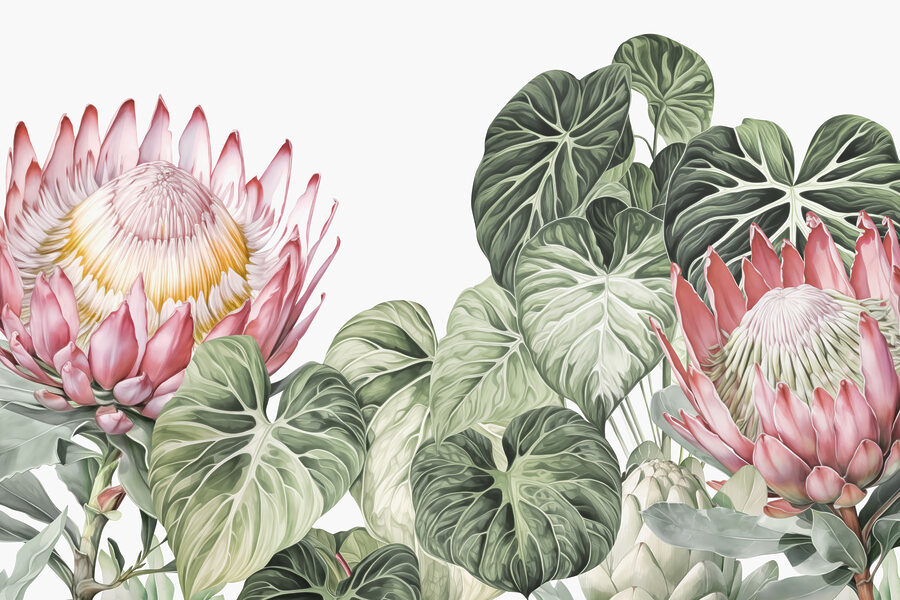 Belleza floral en tonos suaves