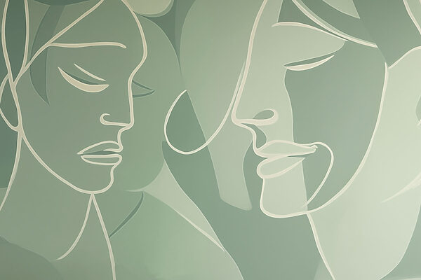 Drawing of a woman's face Drawing of a woman's face