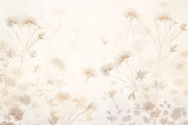 Estampado floral blanco y rosa Estampado floral blanco y rosa