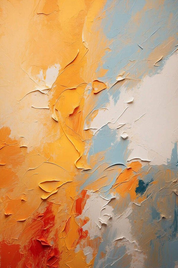 Vibrant hues in textured harmony Vibrant hues in textured harmony