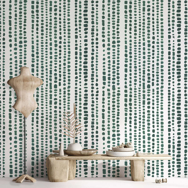 Un estampado verde y blanco Un estampado verde y blanco