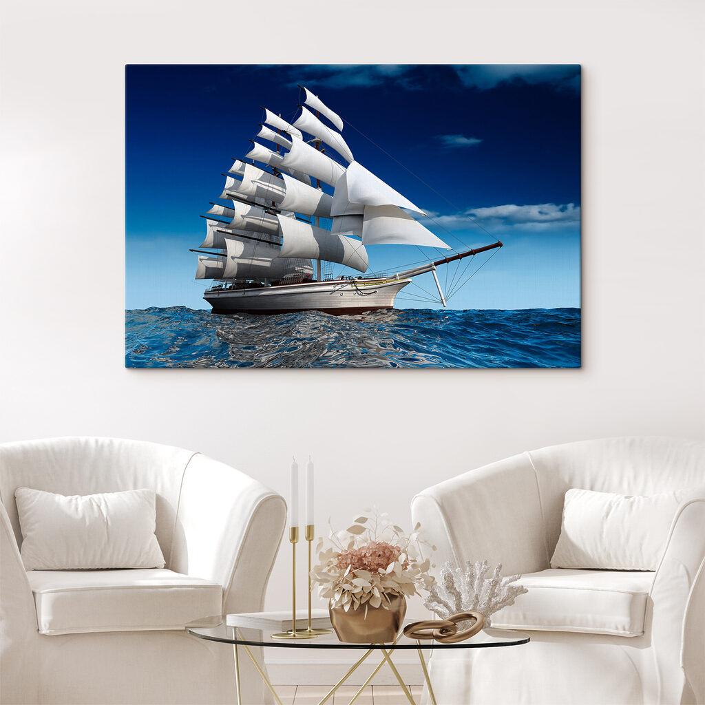 A sailboat in the water A sailboat in the water