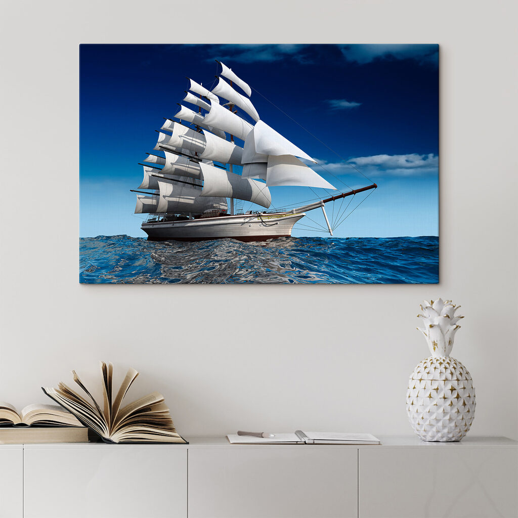 A sailboat in the water A sailboat in the water