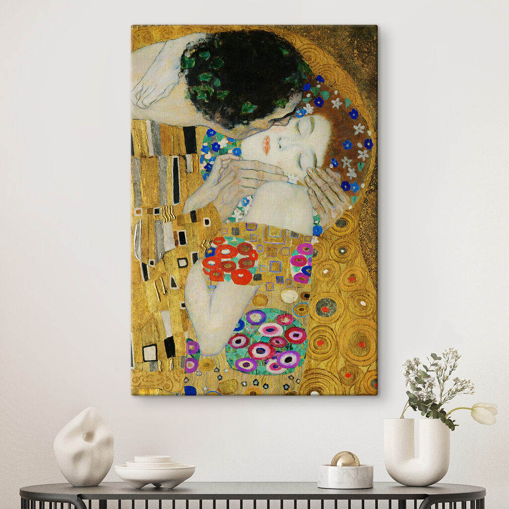 A painting of a man and woman