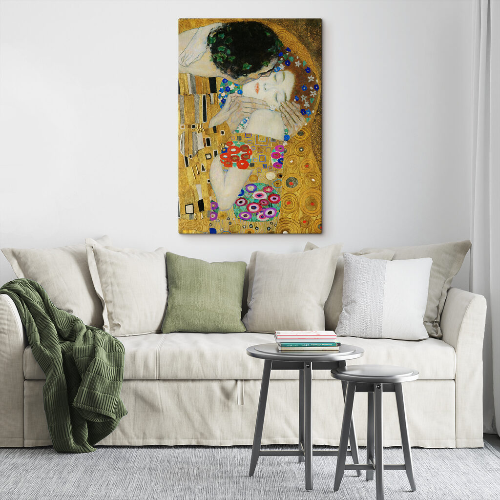 A painting of a man and woman