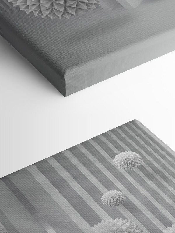 White balls in a room