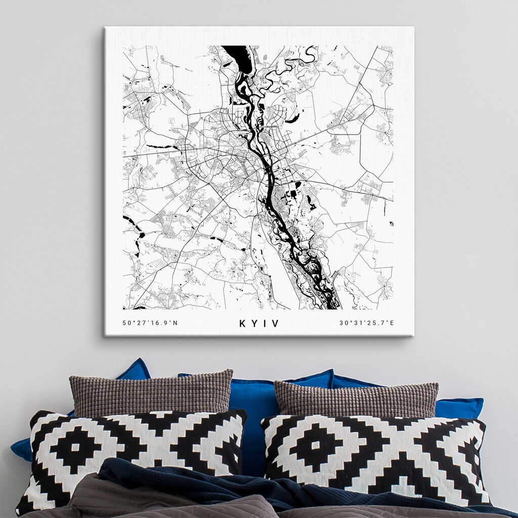 A map of a city