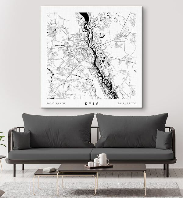 A map of a city
