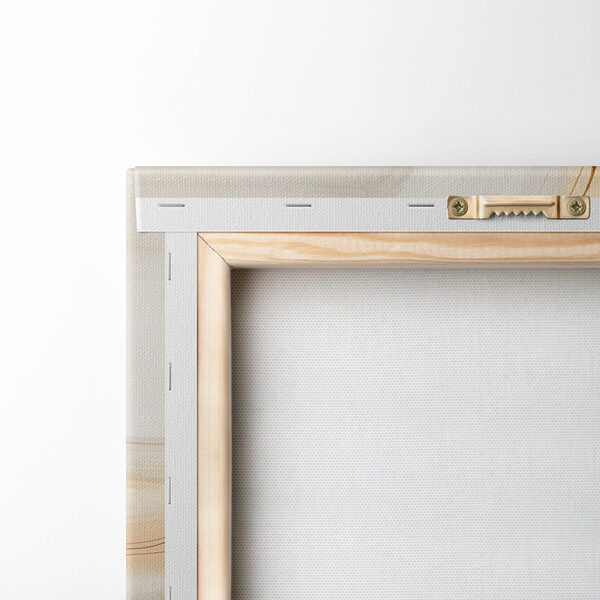 Elegant swirls of cream and amber
