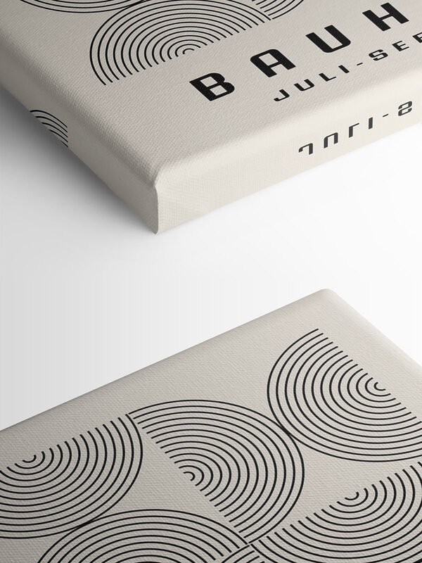 A pattern of circles and lines