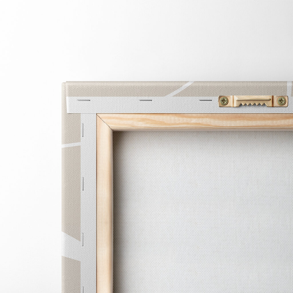 A white lines on a beige background A white lines on a beige background