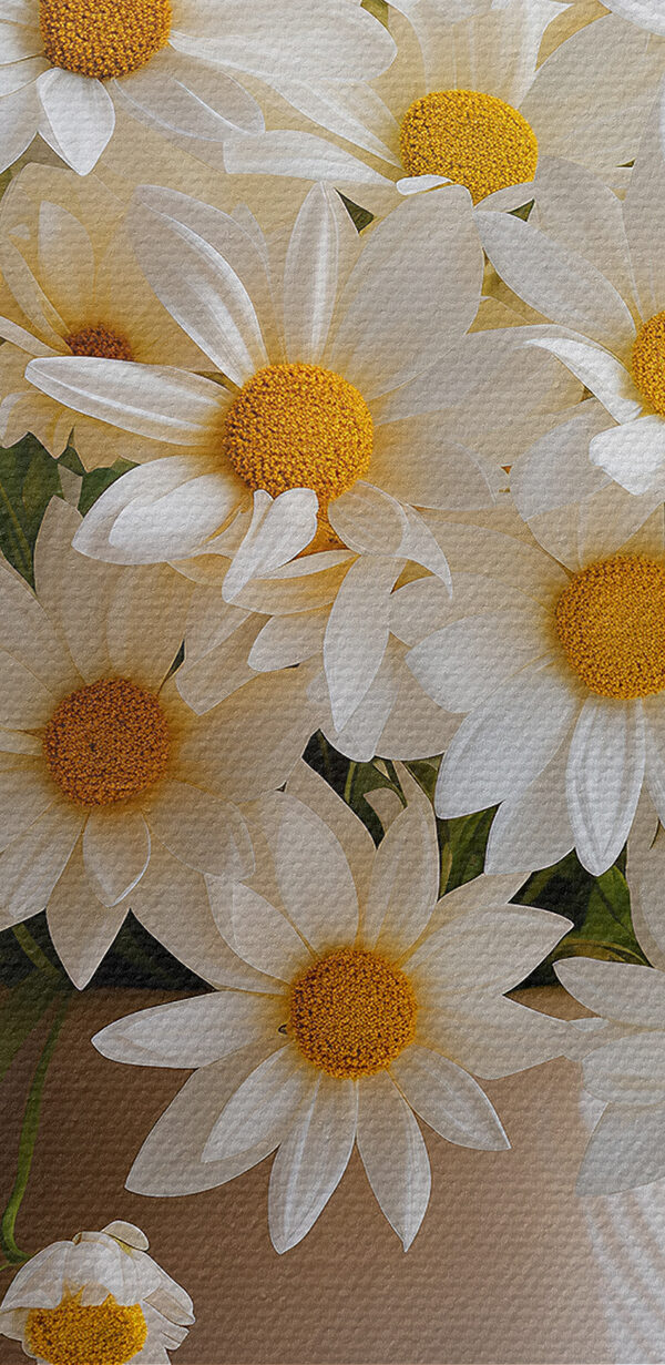 A vase of white flowers
