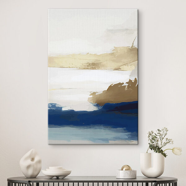 A blue and white sky