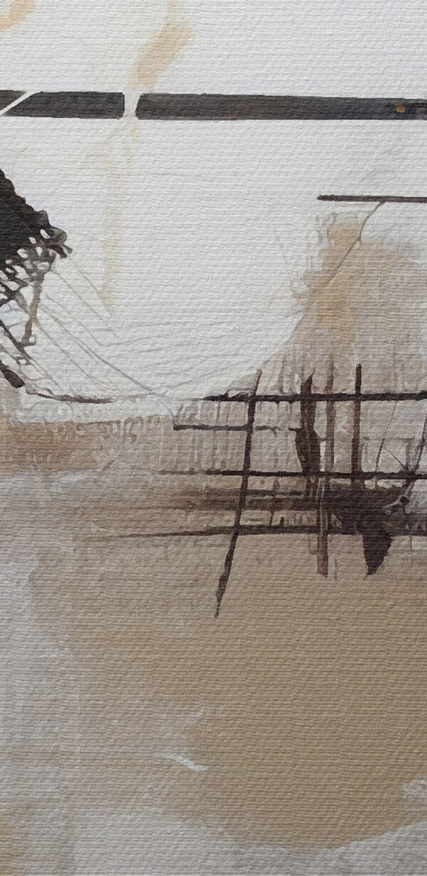 A painting of a landscape A painting of a landscape
