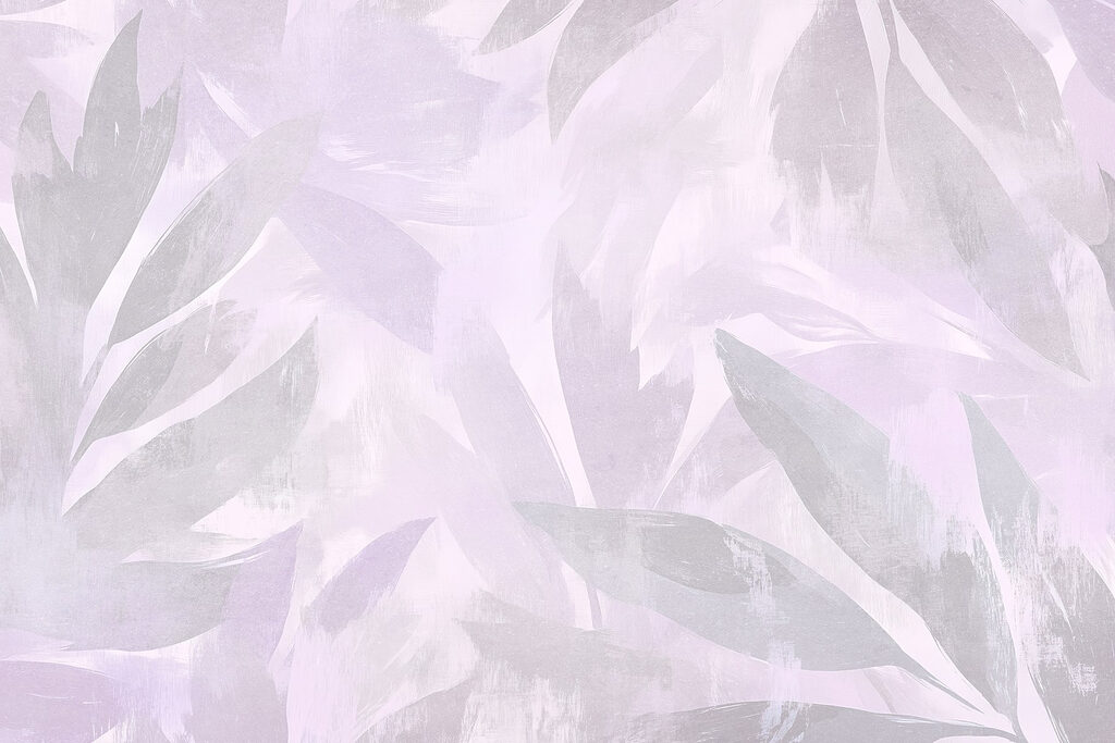 Fondo blanco y morado con hojas Fondo blanco y morado con hojas