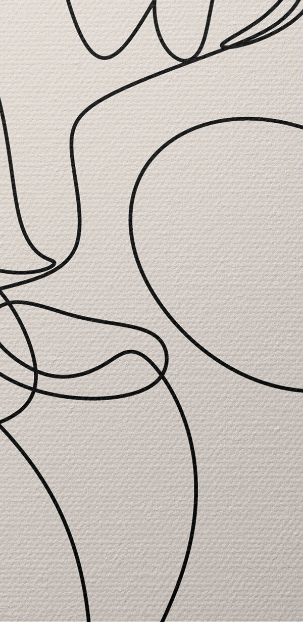A drawing of a woman's face A drawing of a woman's face